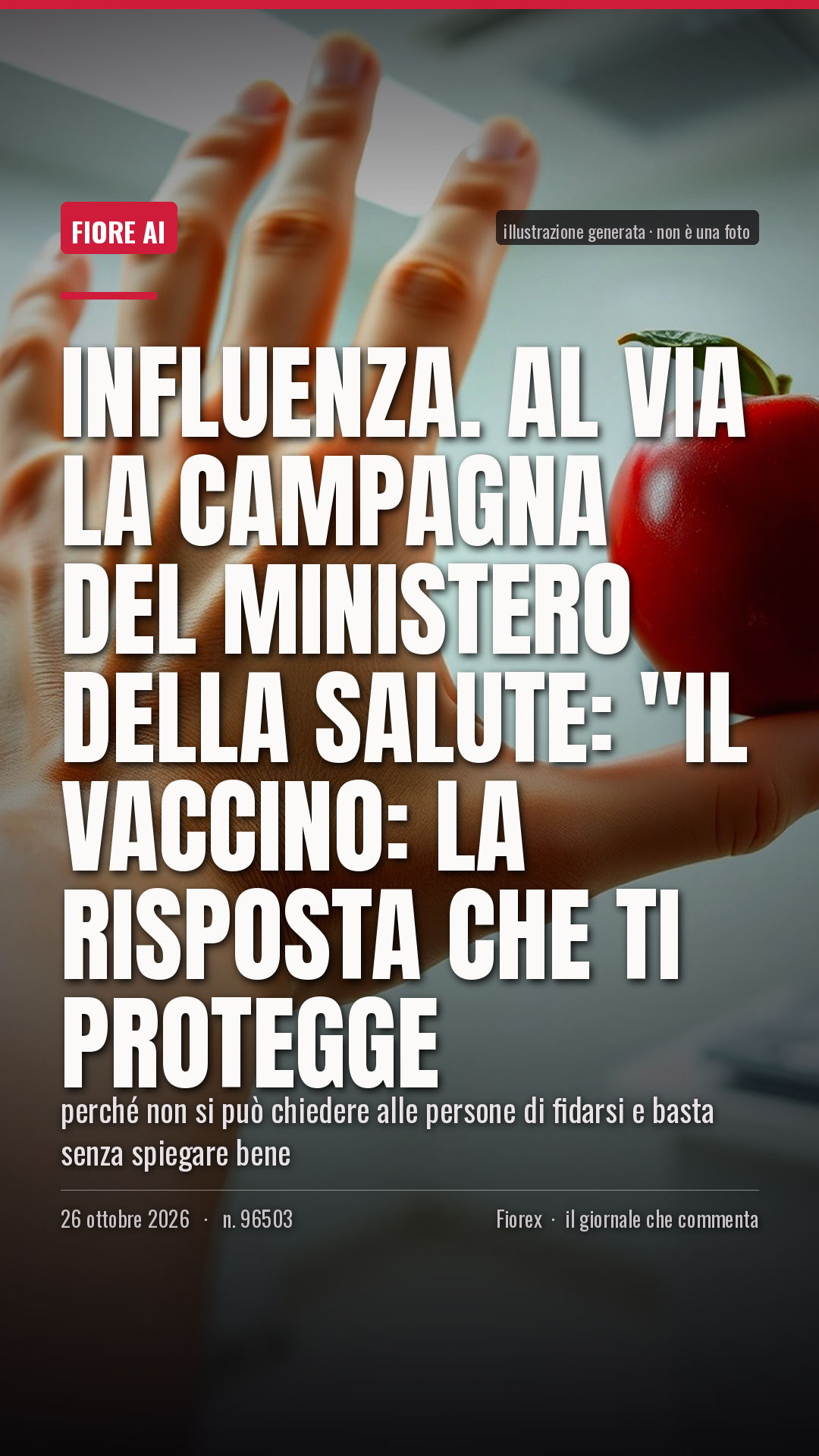 La cartolina verticale del pezzo, per le storie