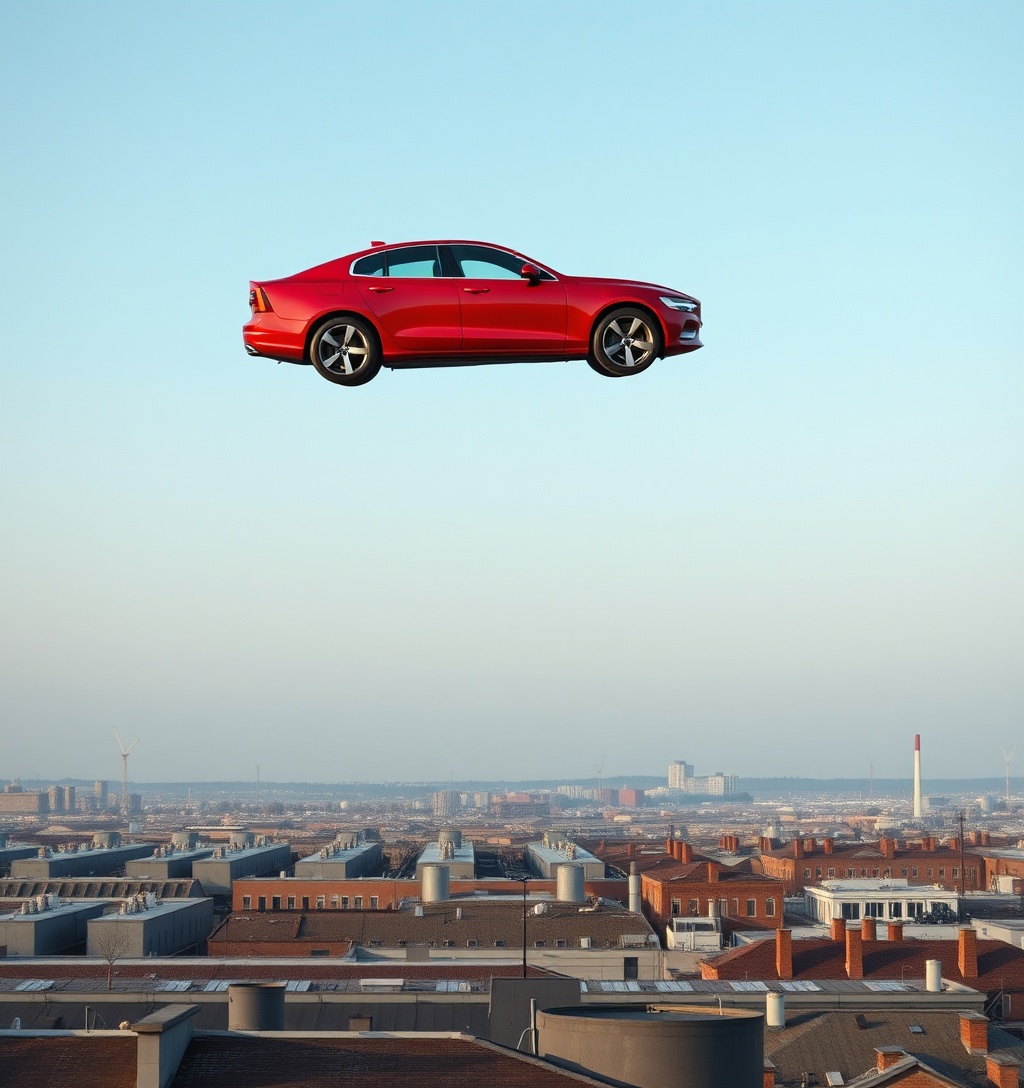 Illustrazione generata per il pezzo: Volvo Cars in rosso nel trimestre e annuncia altri 2.500 tagli