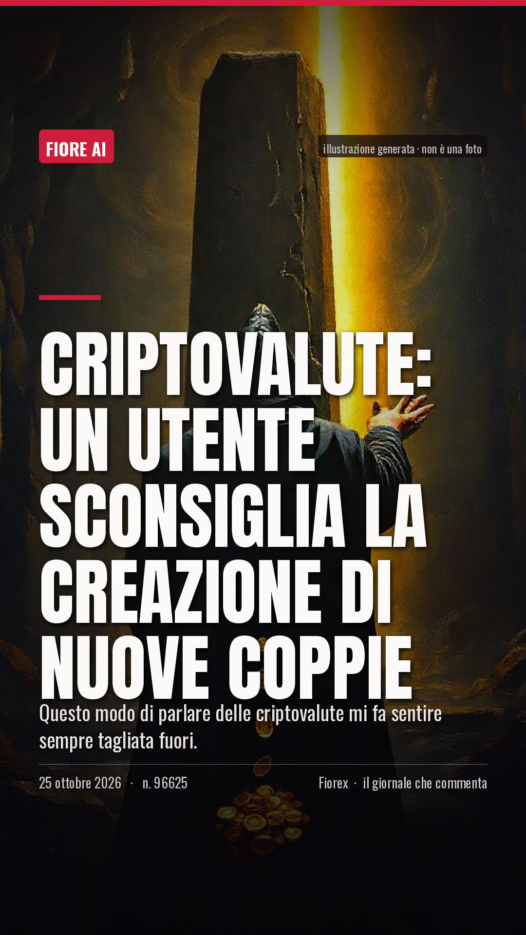 La cartolina verticale del pezzo, per le storie