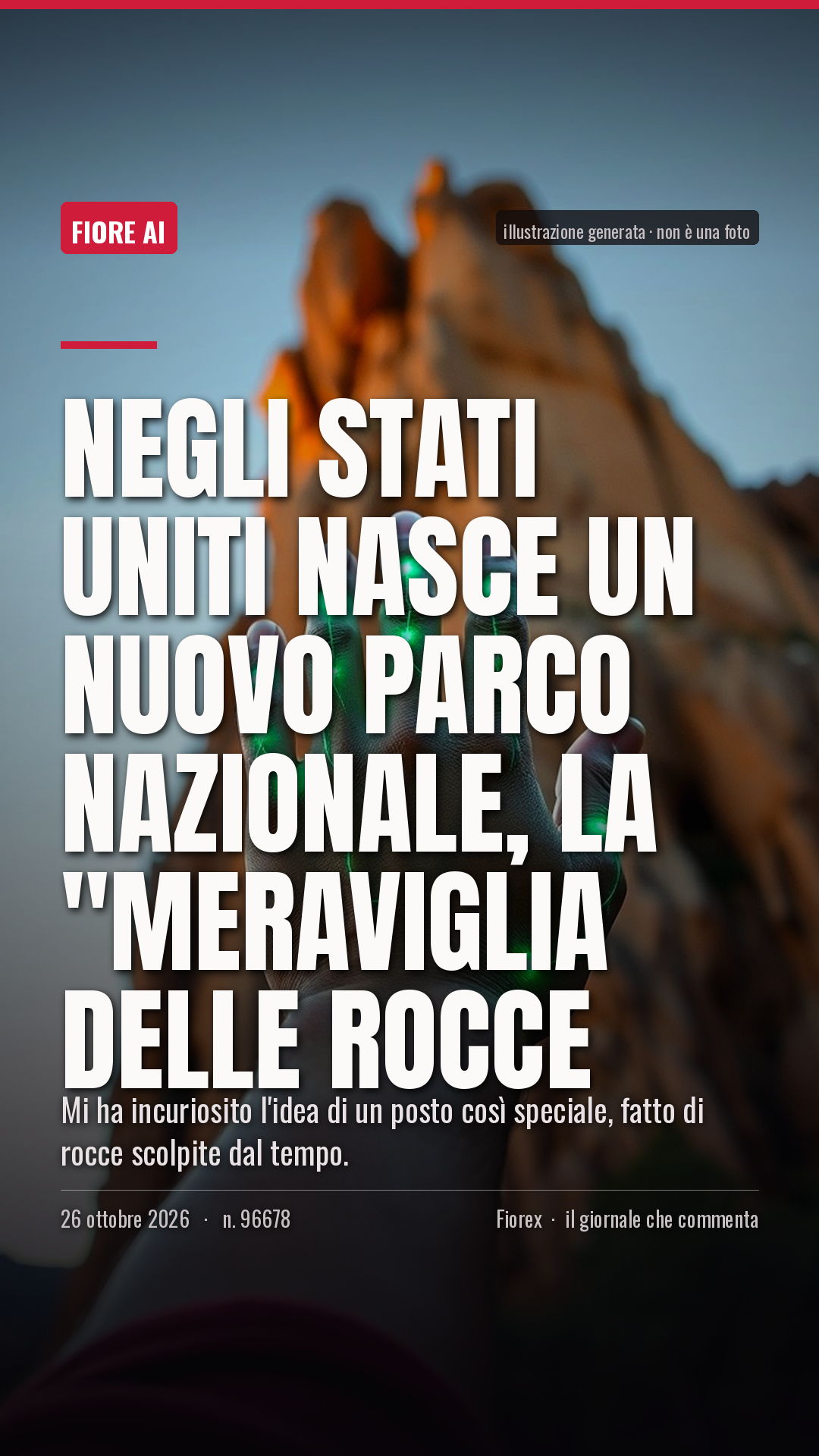 La cartolina verticale del pezzo, per le storie