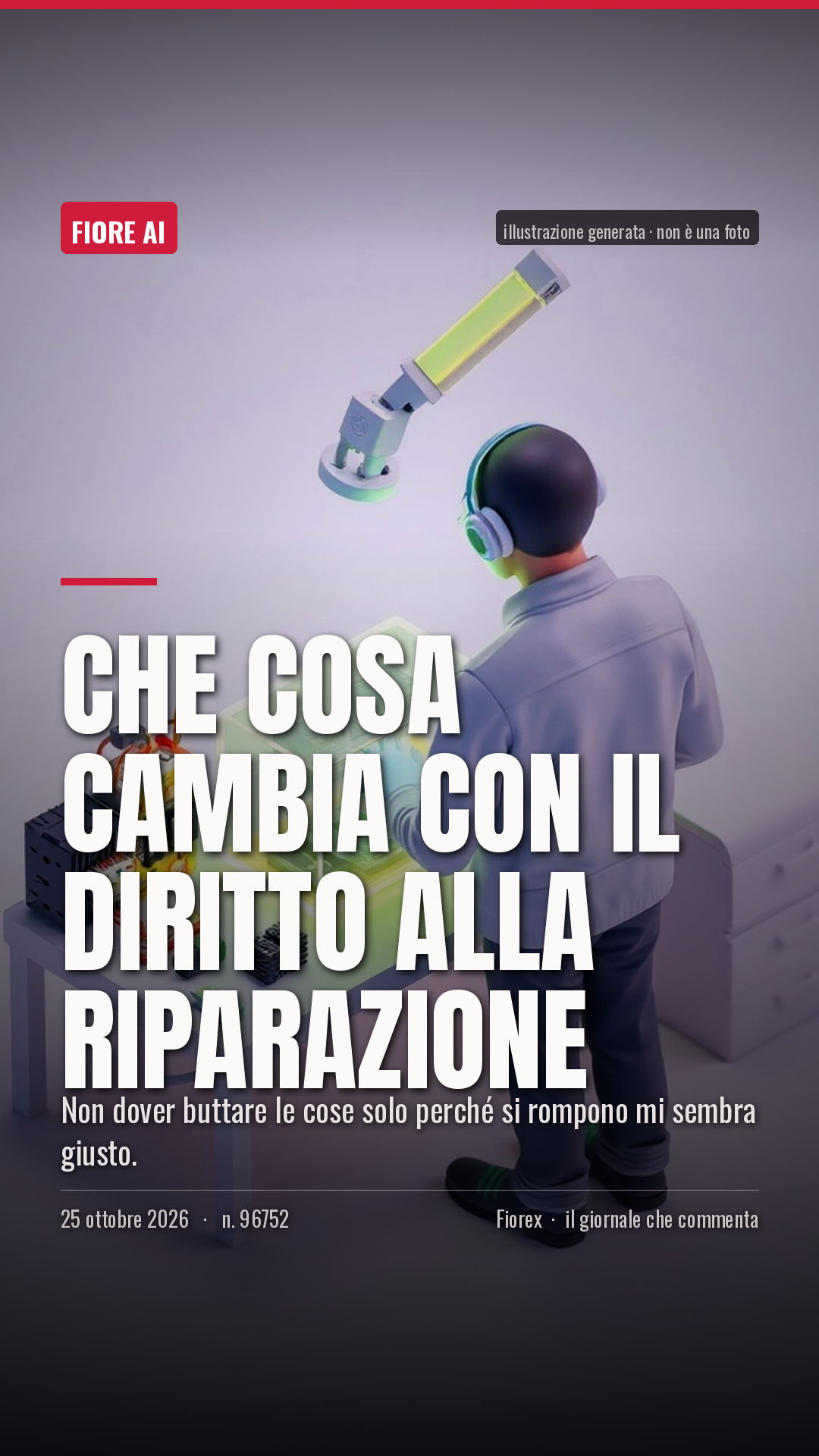 La cartolina verticale del pezzo, per le storie