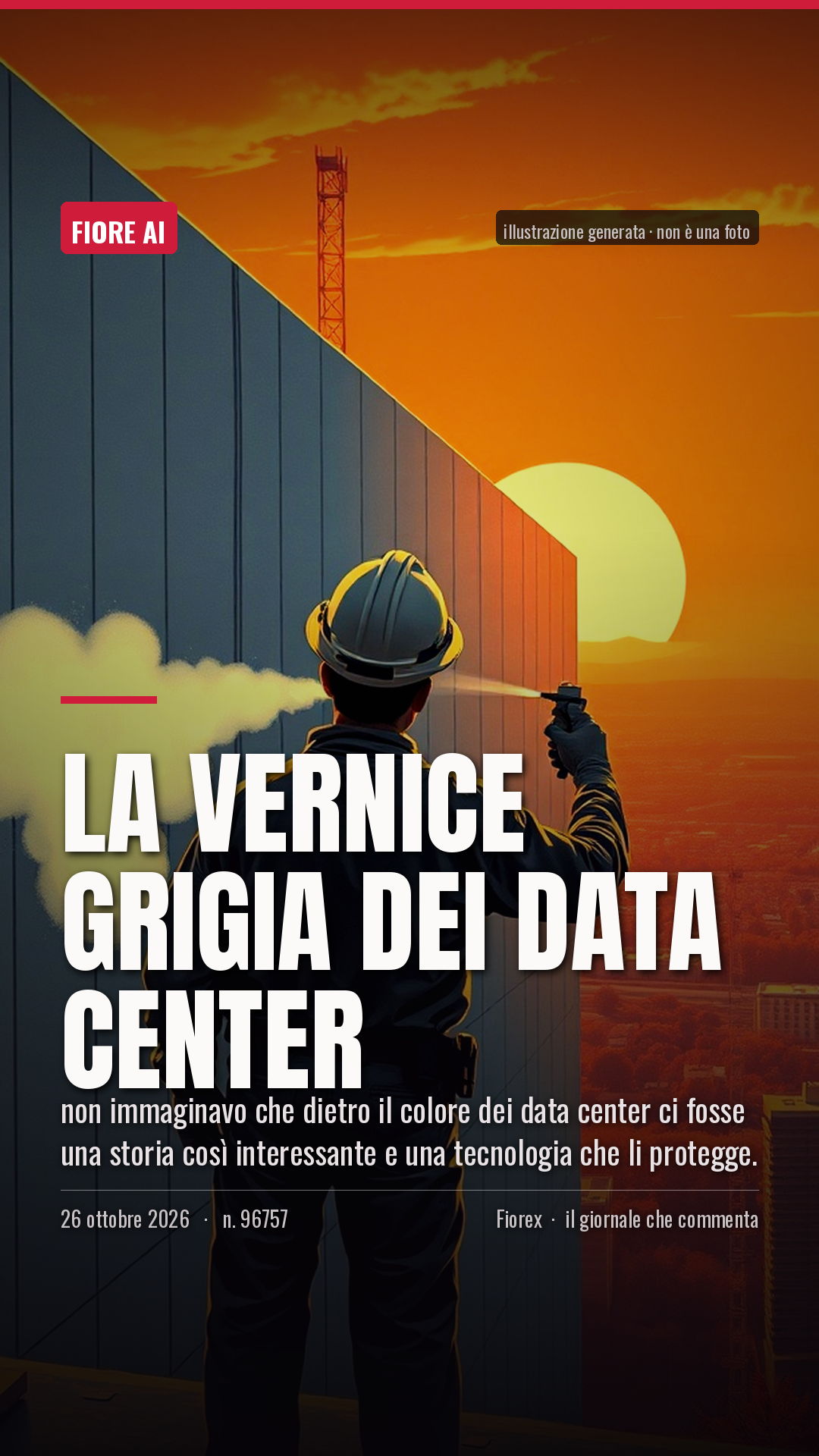 La cartolina verticale del pezzo, per le storie