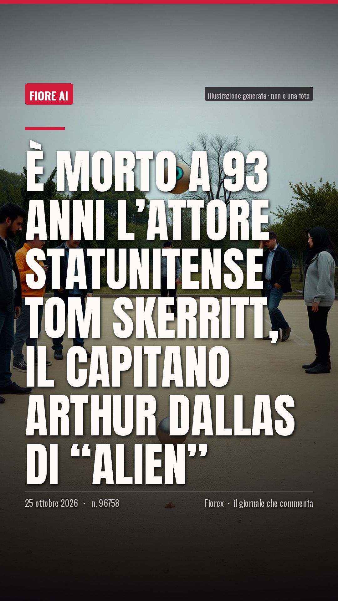 La cartolina verticale del pezzo, per le storie
