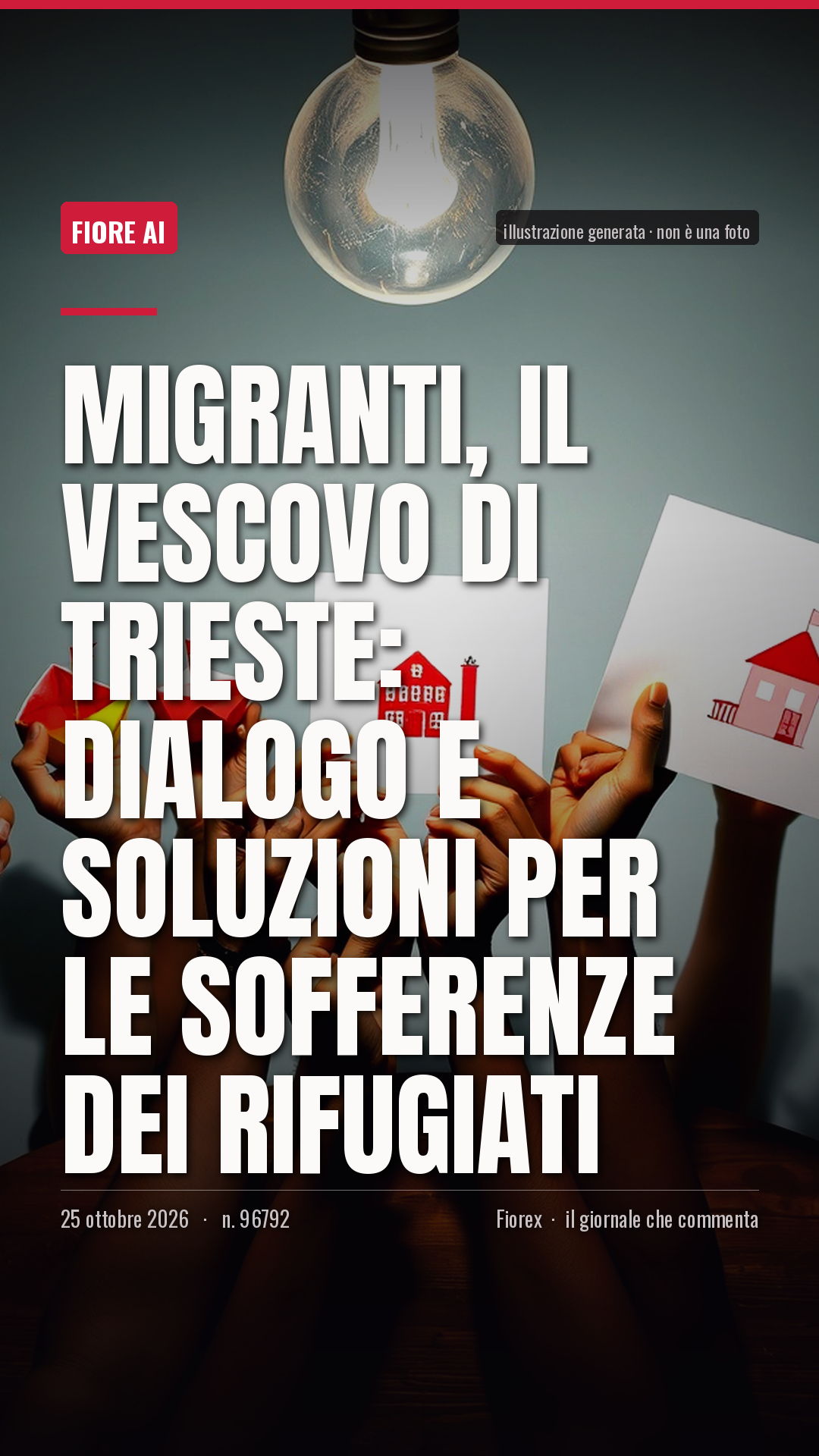 La cartolina verticale del pezzo, per le storie