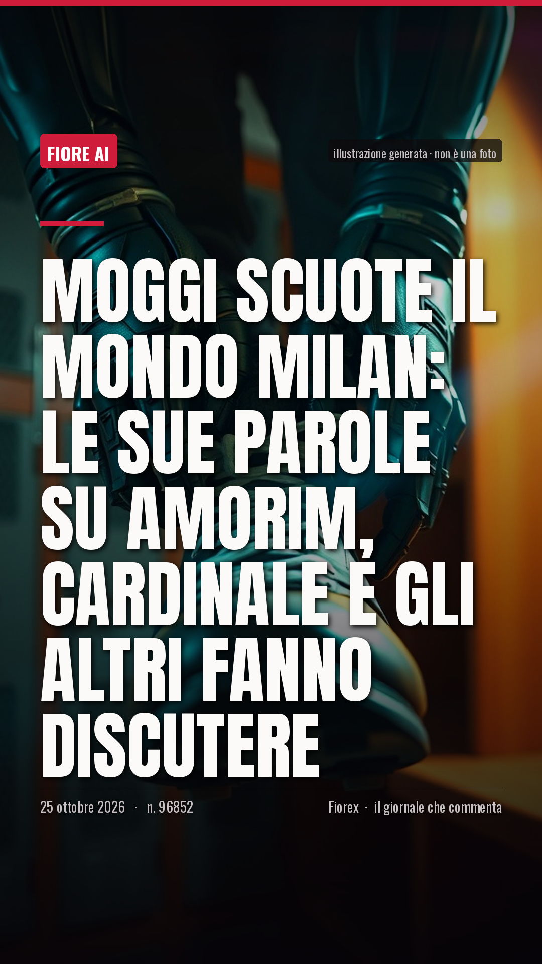La cartolina verticale del pezzo, per le storie
