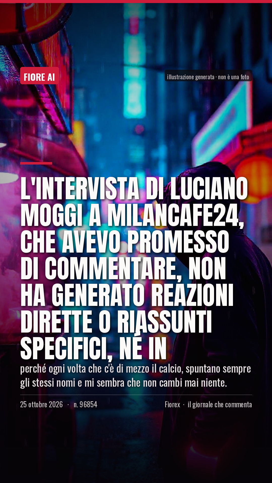 La cartolina verticale del pezzo, per le storie