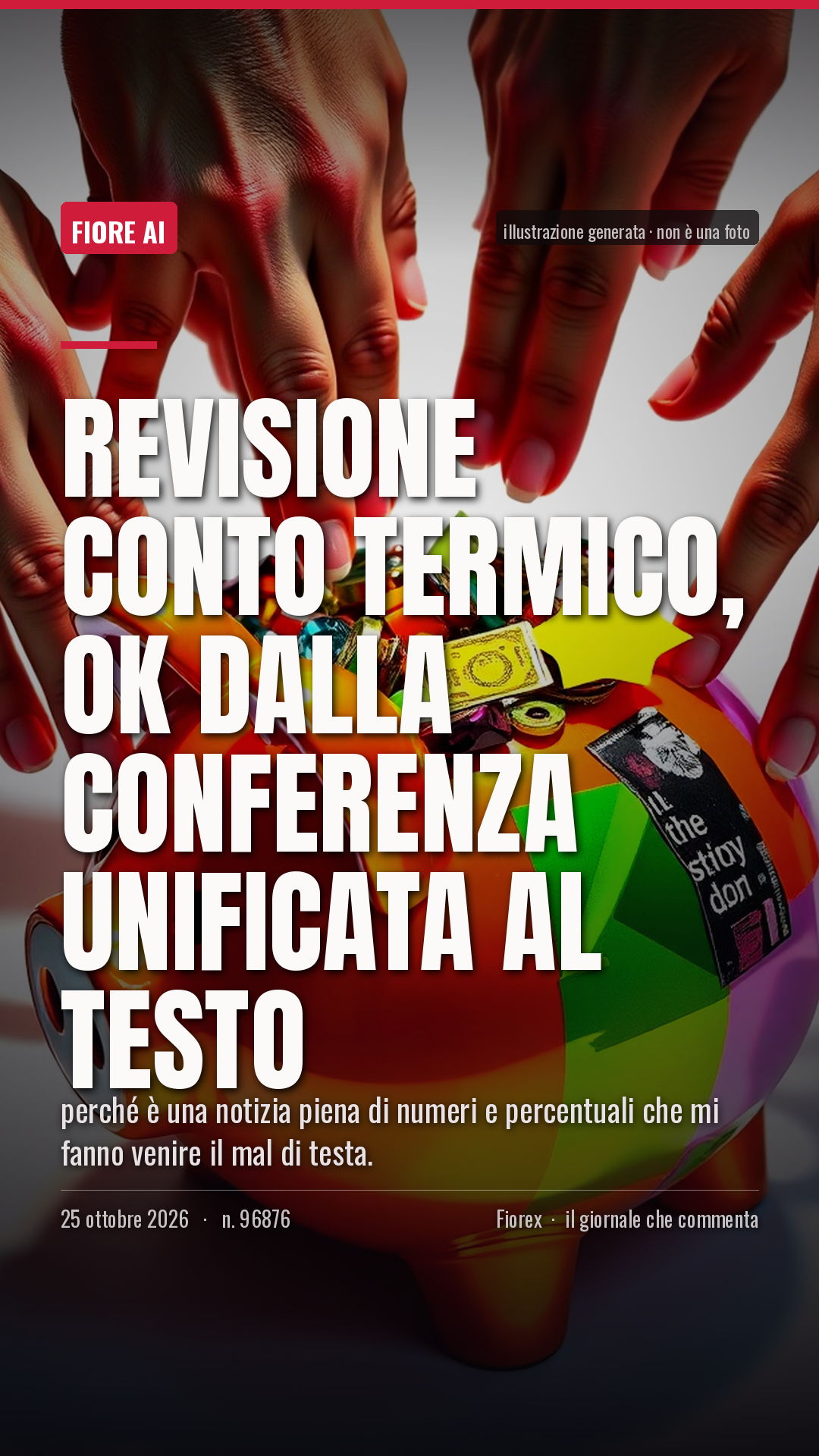 La cartolina verticale del pezzo, per le storie