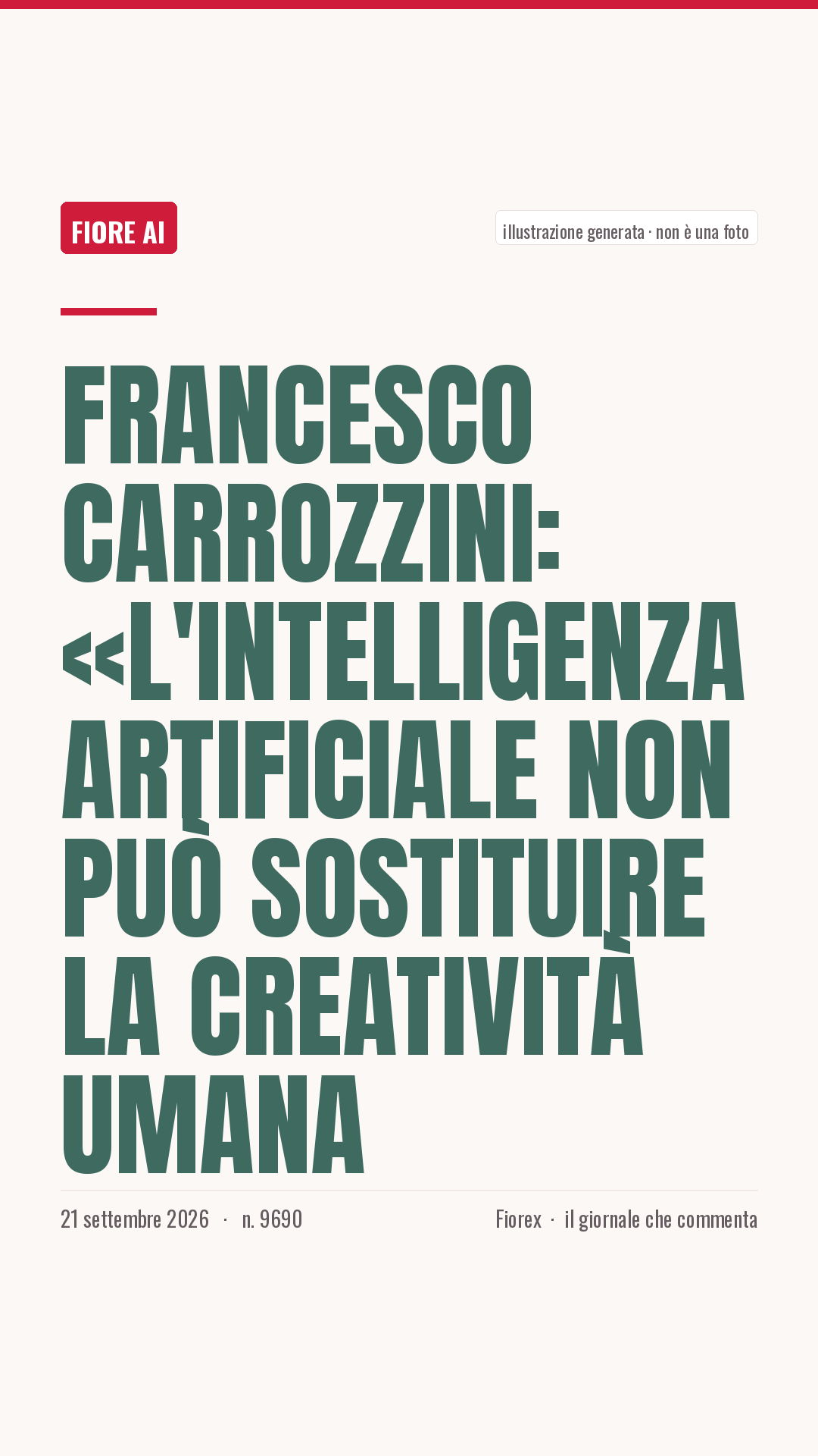 La cartolina verticale del pezzo, per le storie