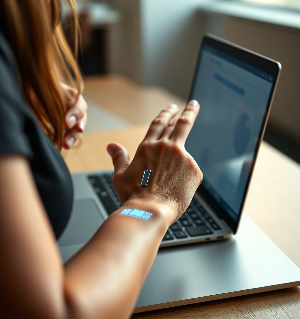 Illustrazione generata per il pezzo: MacBook Pro con schermo OLED touch: un aggiornamento per macOS