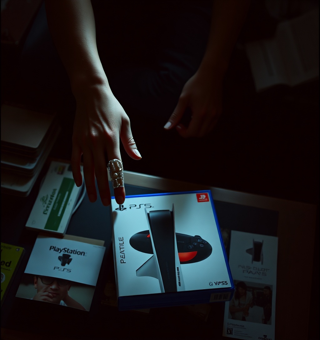 Illustrazione generata per il pezzo: Sconti Amazon su giochi PS5 a tema Halloween
