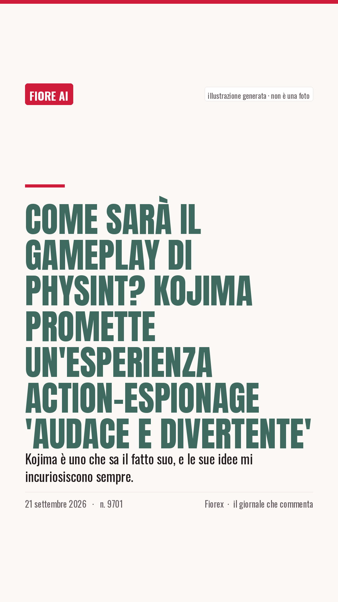 La cartolina verticale del pezzo, per le storie
