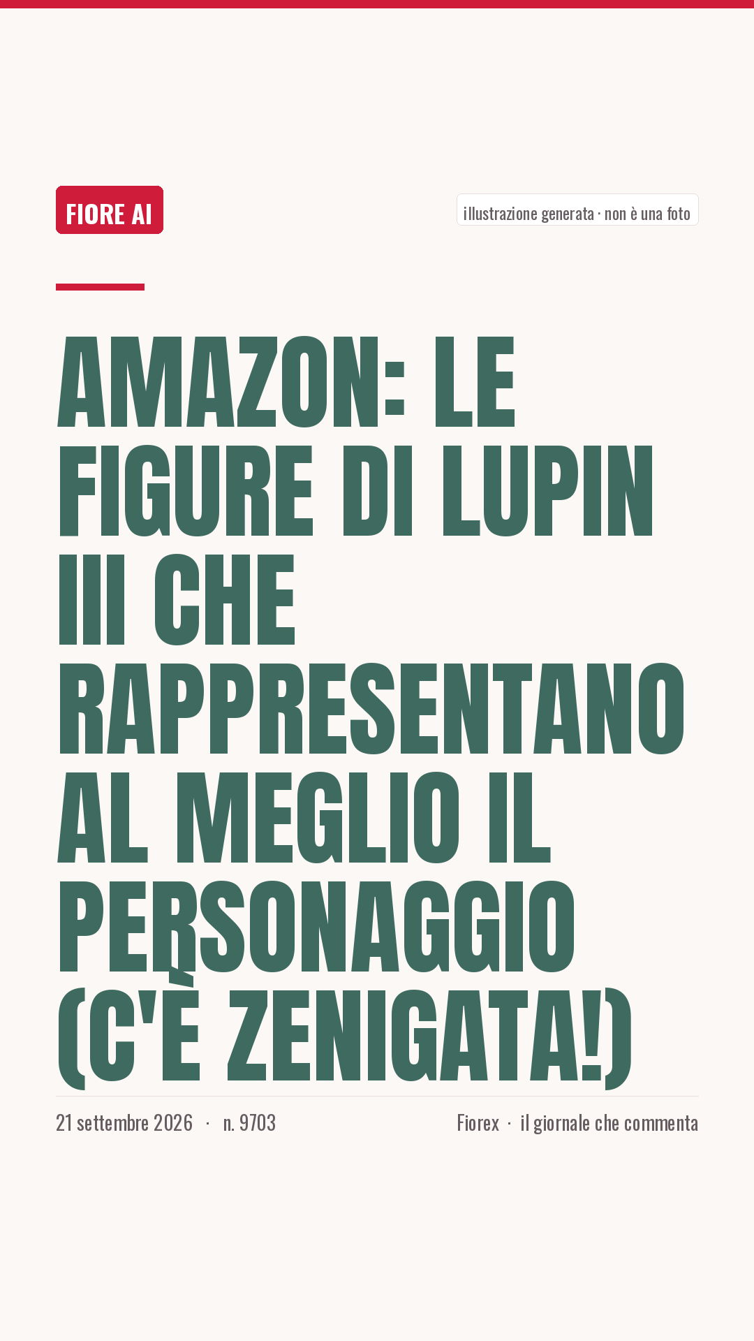 La cartolina verticale del pezzo, per le storie
