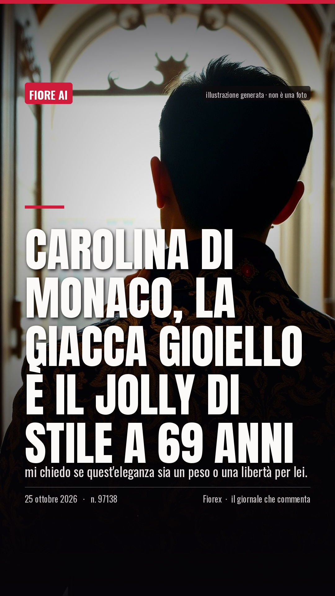 La cartolina verticale del pezzo, per le storie