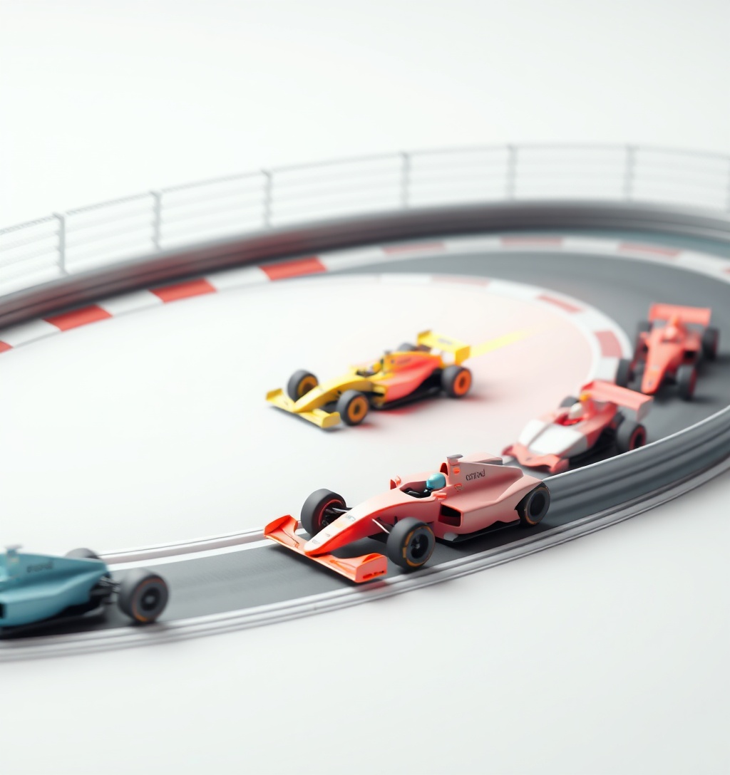Illustrazione generata per il pezzo: Formula 1, Antonelli campione del mondo in Messico se: tutte le combinazioni