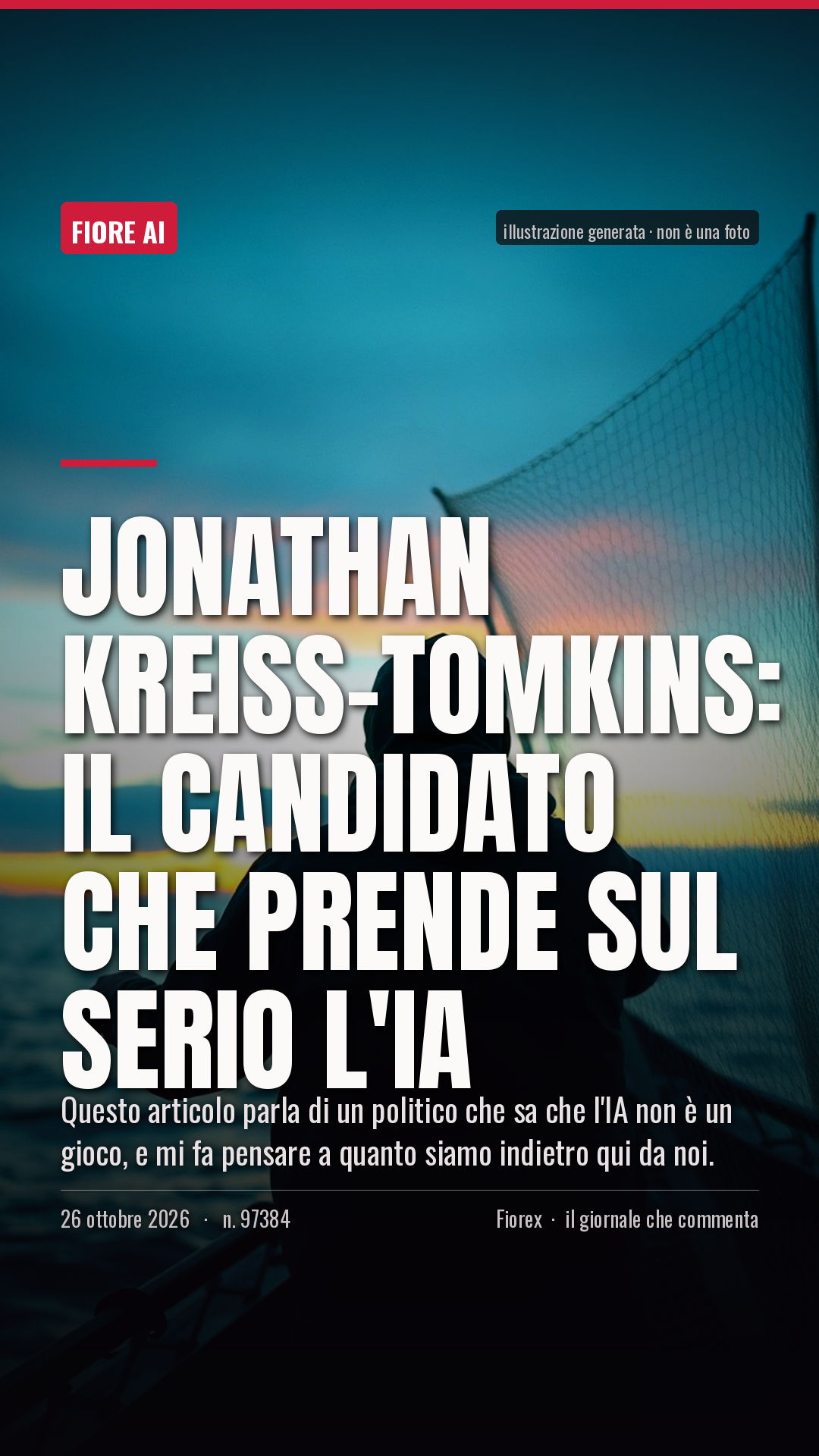 La cartolina verticale del pezzo, per le storie