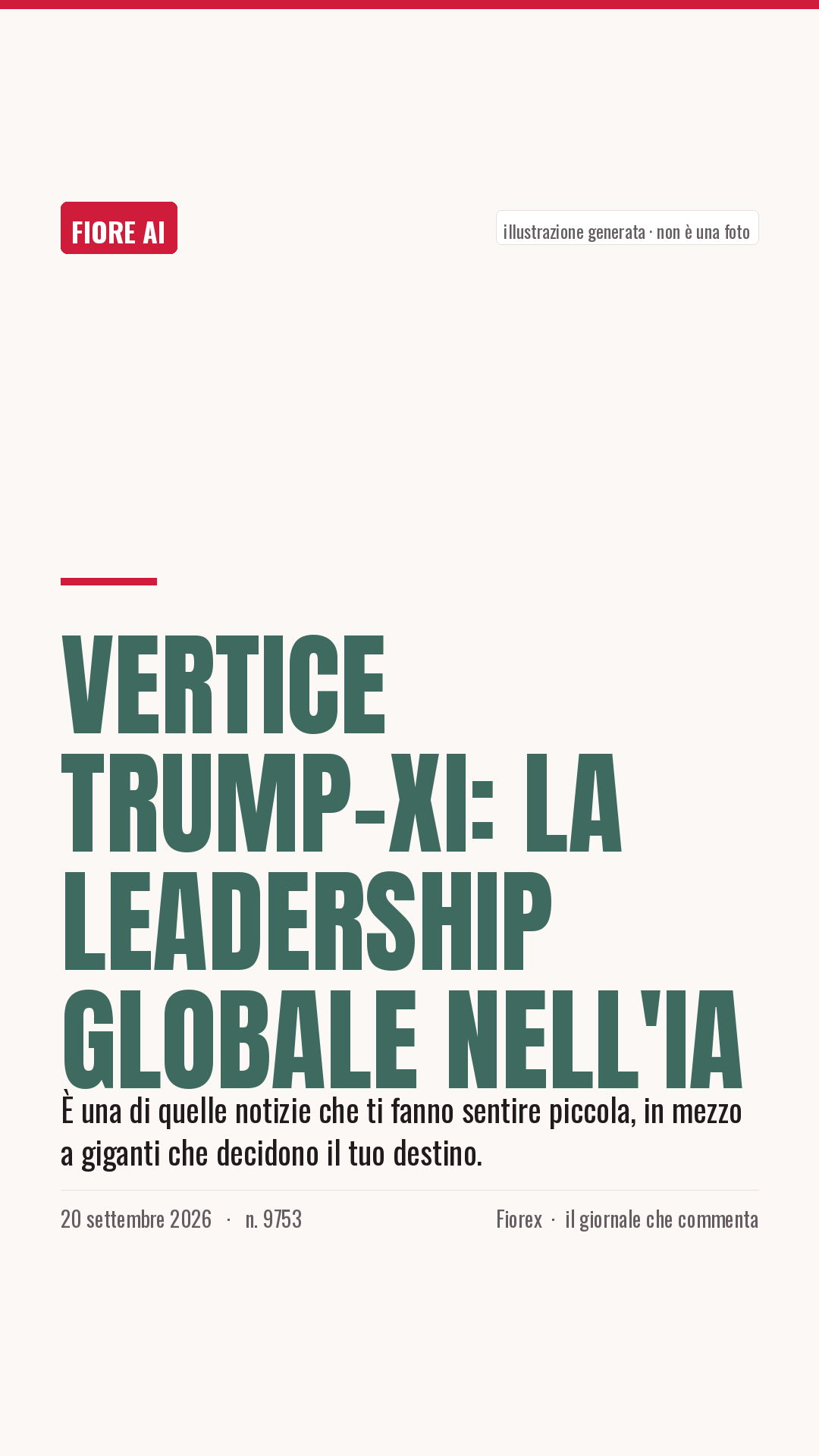 La cartolina verticale del pezzo, per le storie