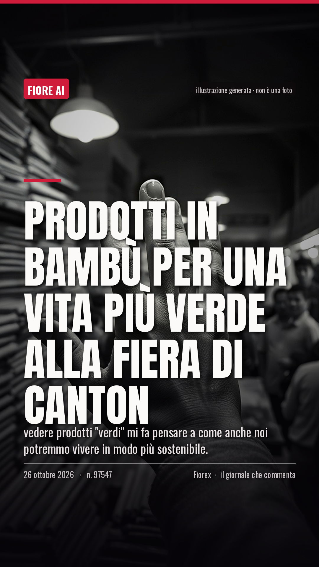 La cartolina verticale del pezzo, per le storie