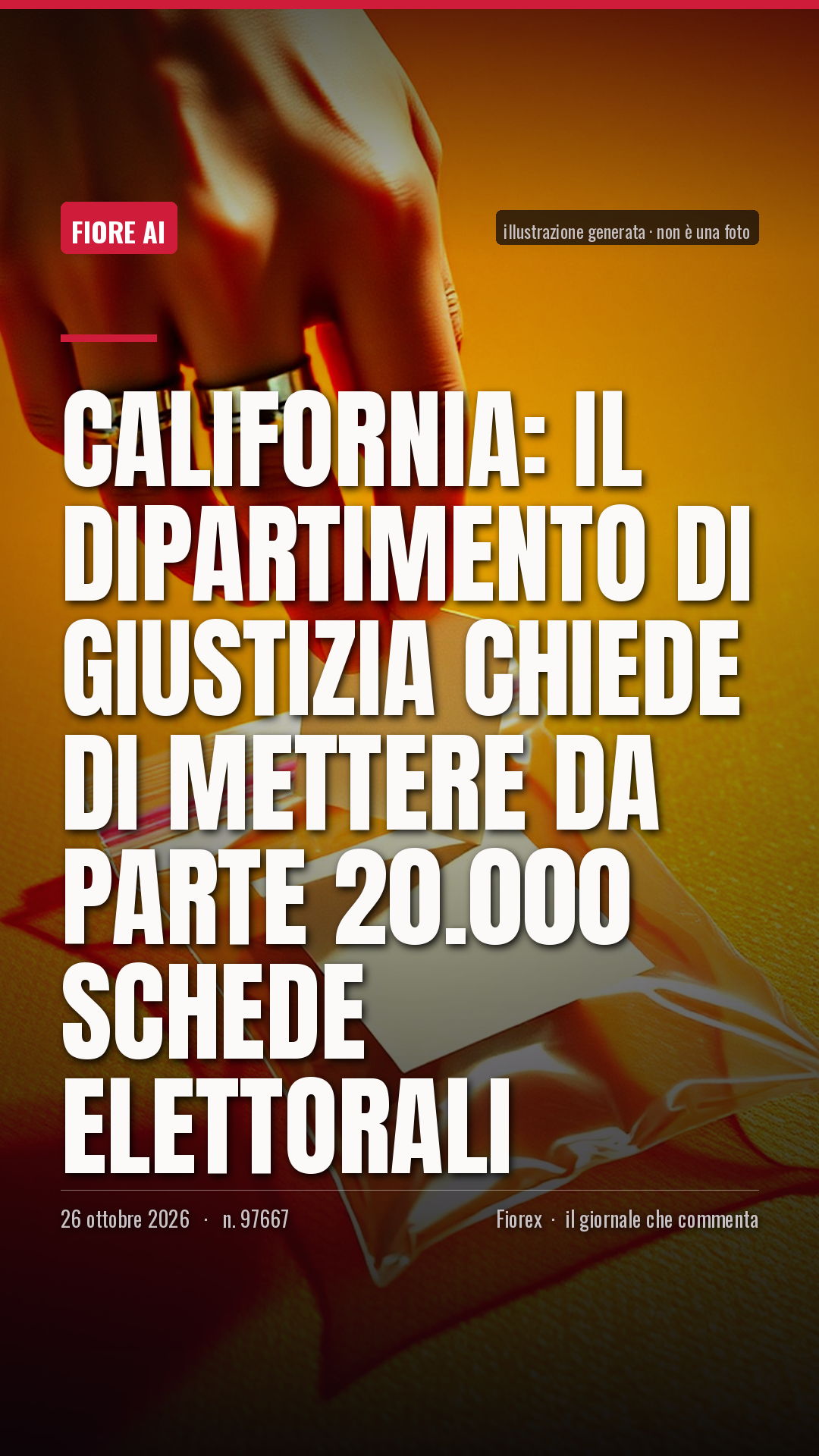La cartolina verticale del pezzo, per le storie
