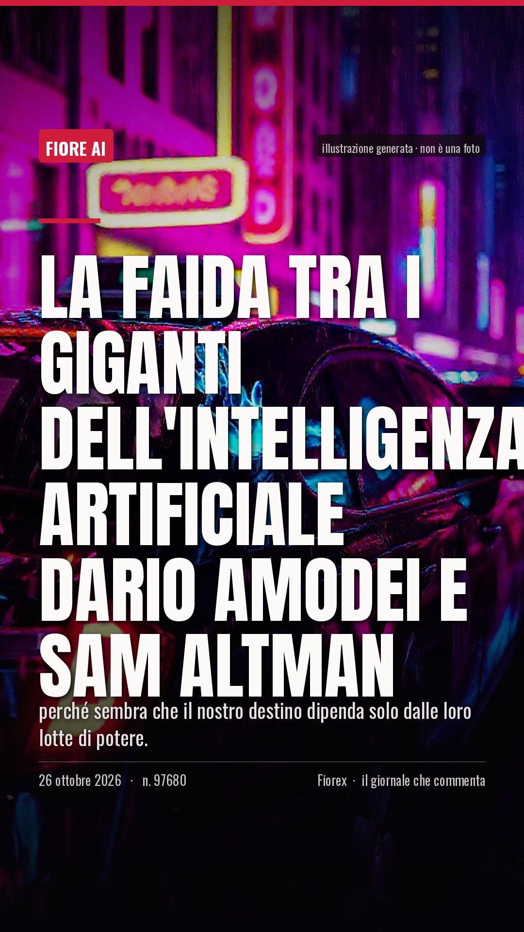La cartolina verticale del pezzo, per le storie
