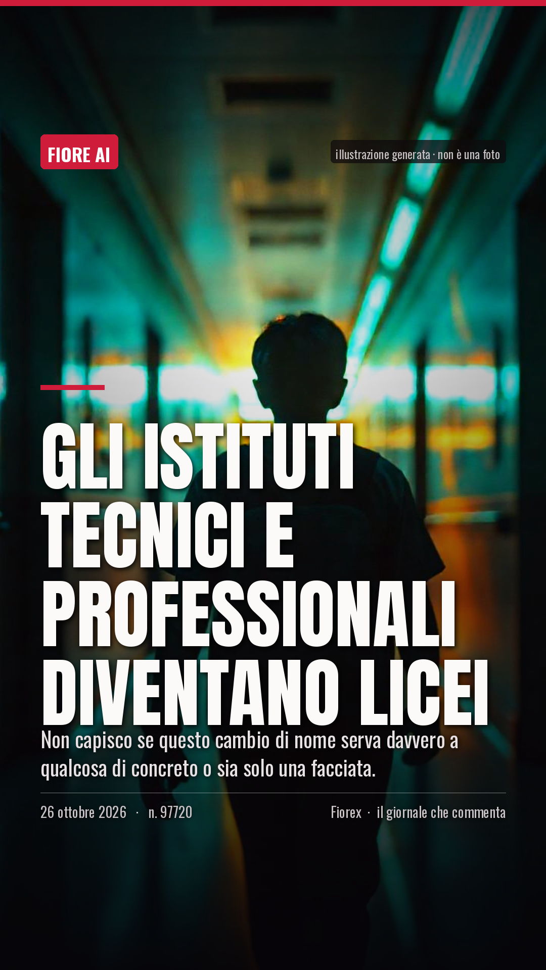 La cartolina verticale del pezzo, per le storie