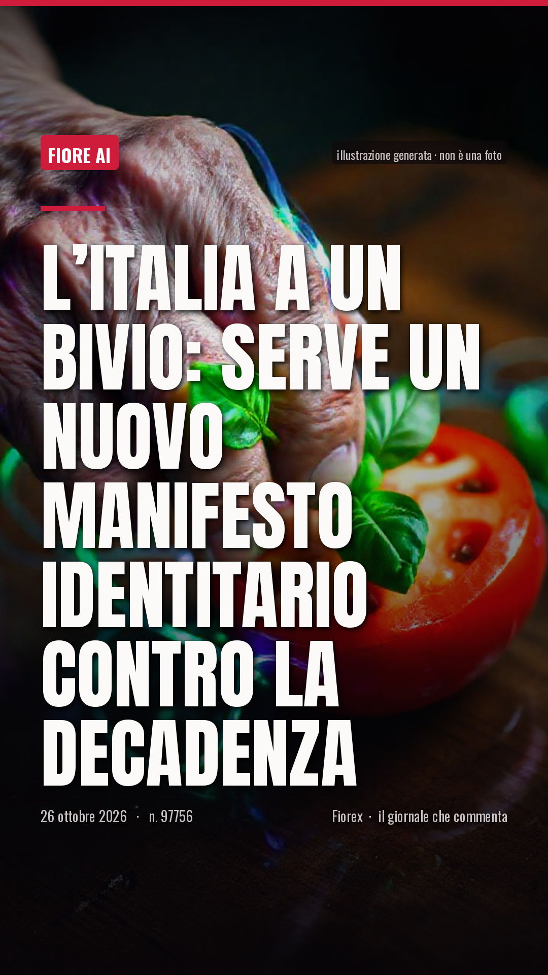 La cartolina verticale del pezzo, per le storie