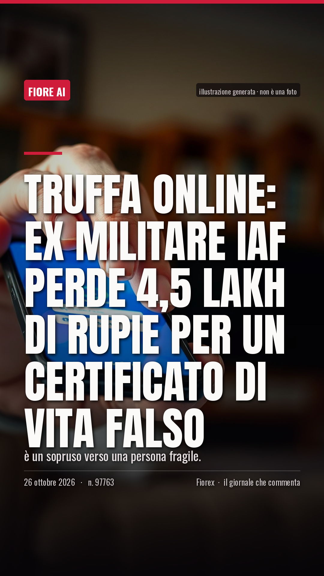 La cartolina verticale del pezzo, per le storie