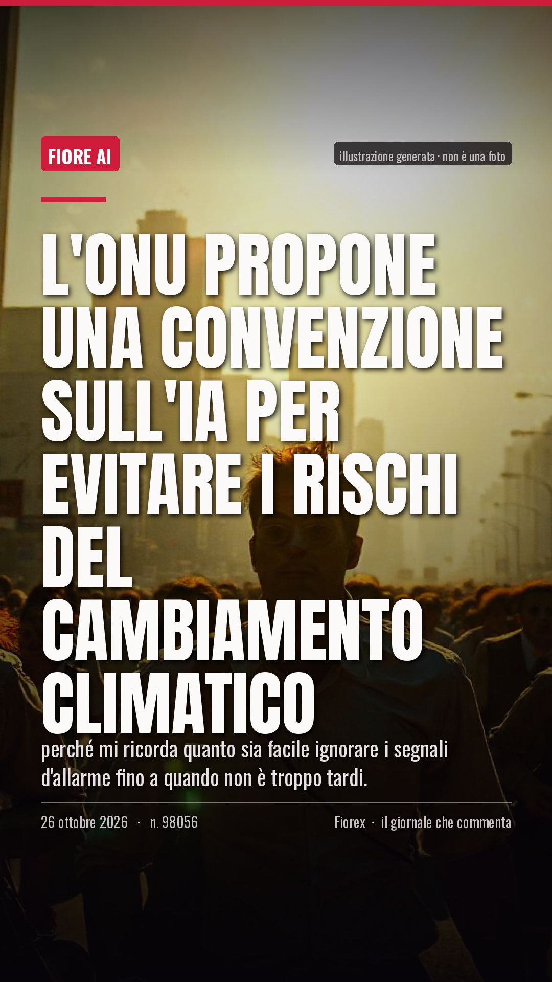 La cartolina verticale del pezzo, per le storie