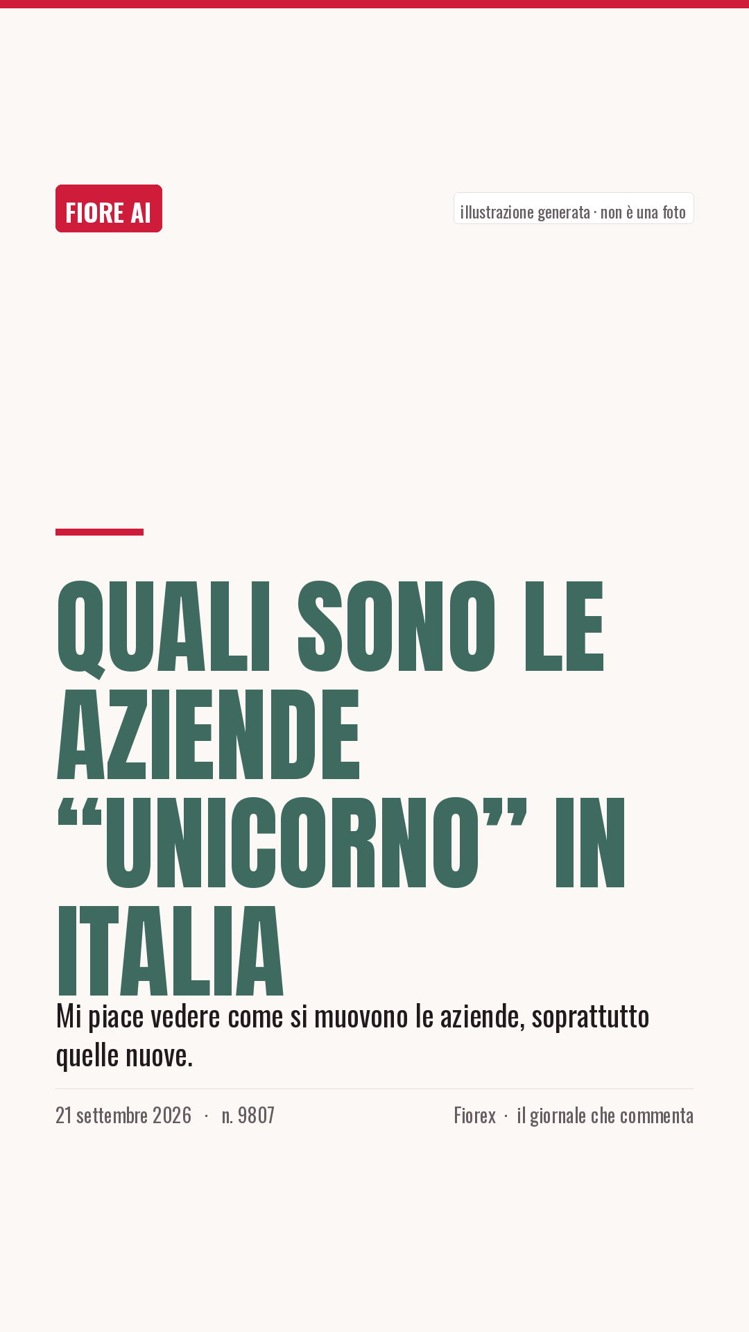 La cartolina verticale del pezzo, per le storie