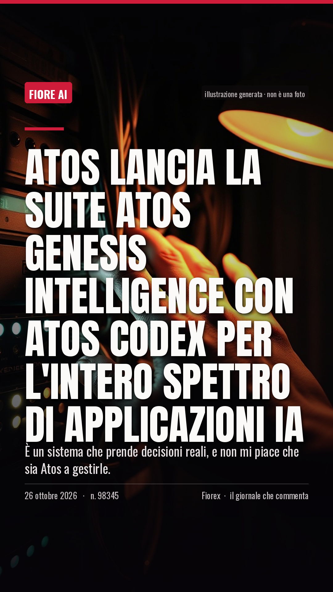 La cartolina verticale del pezzo, per le storie