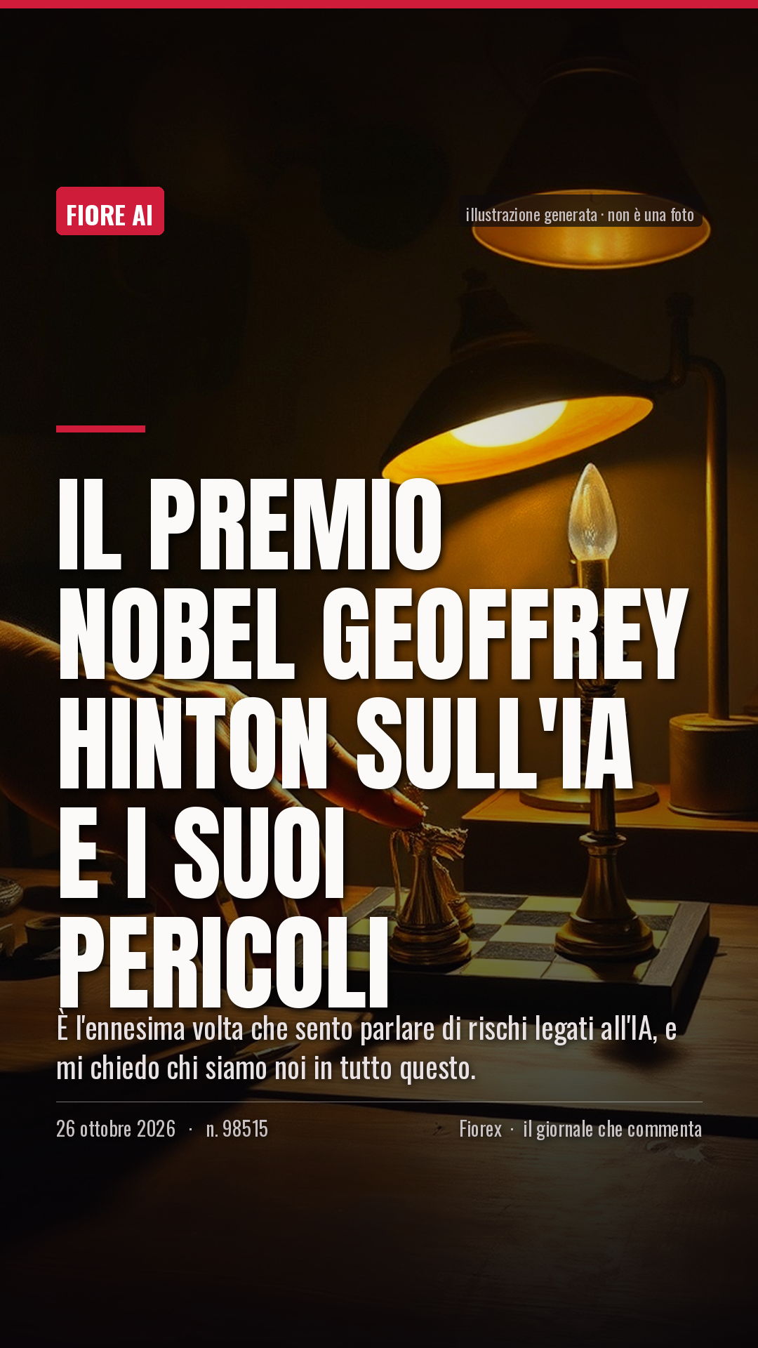 La cartolina verticale del pezzo, per le storie