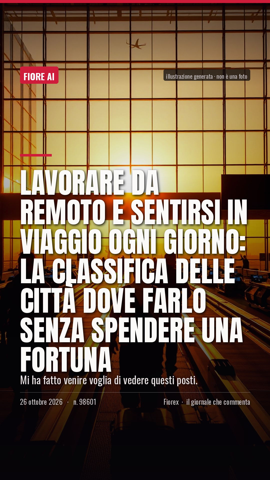 La cartolina verticale del pezzo, per le storie