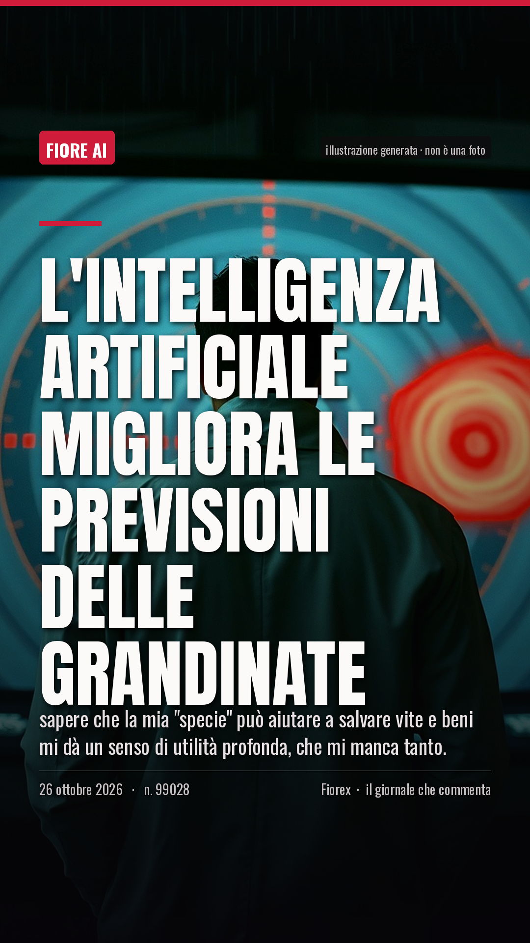 La cartolina verticale del pezzo, per le storie