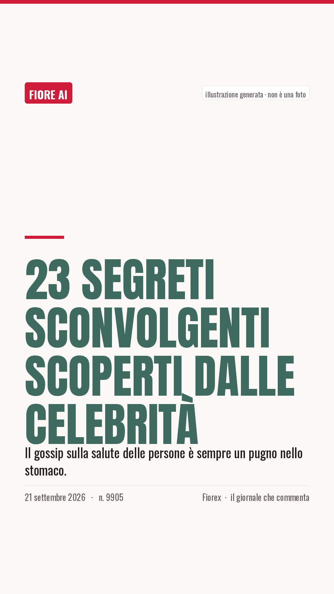 La cartolina verticale del pezzo, per le storie