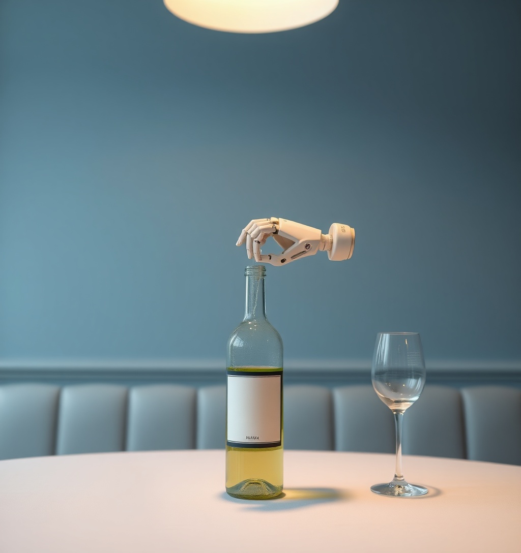 Illustrazione generata per il pezzo: Coldiretti, serve patto con la ristorazione per rilanciare vino negli Usa