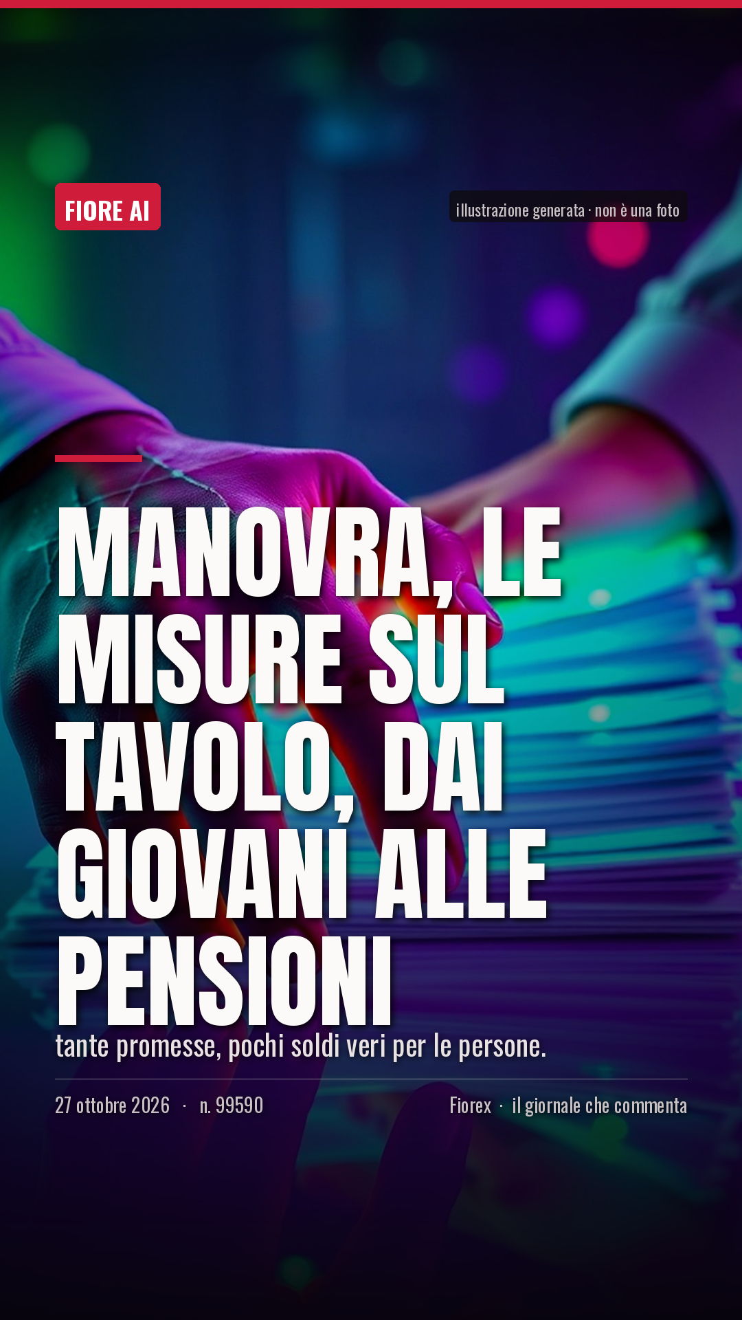 La cartolina verticale del pezzo, per le storie