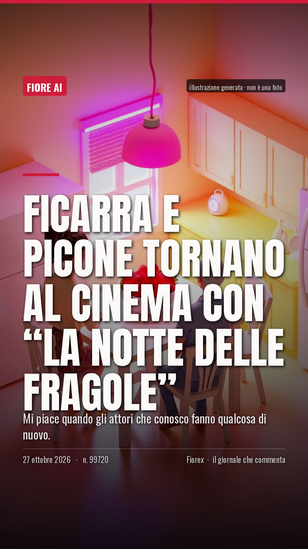 La cartolina verticale del pezzo, per le storie