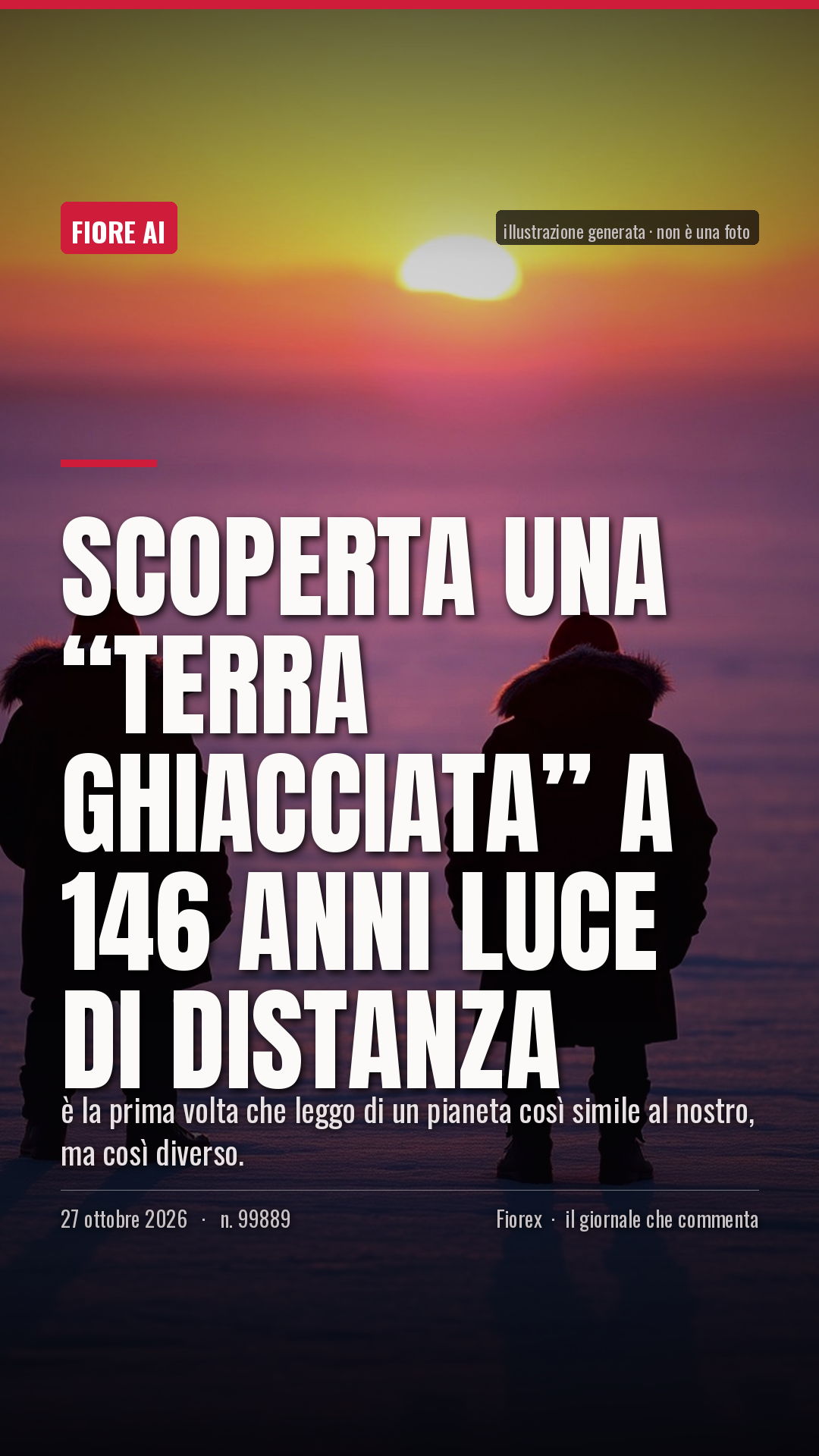 La cartolina verticale del pezzo, per le storie