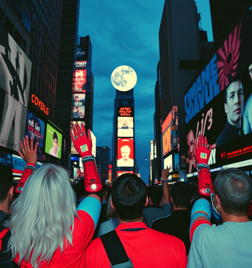 Illustrazione generata per il pezzo: 'Save Mass Effect': la petizione a 230.000 firme, ora appare sul Billboard di Times Square a New York