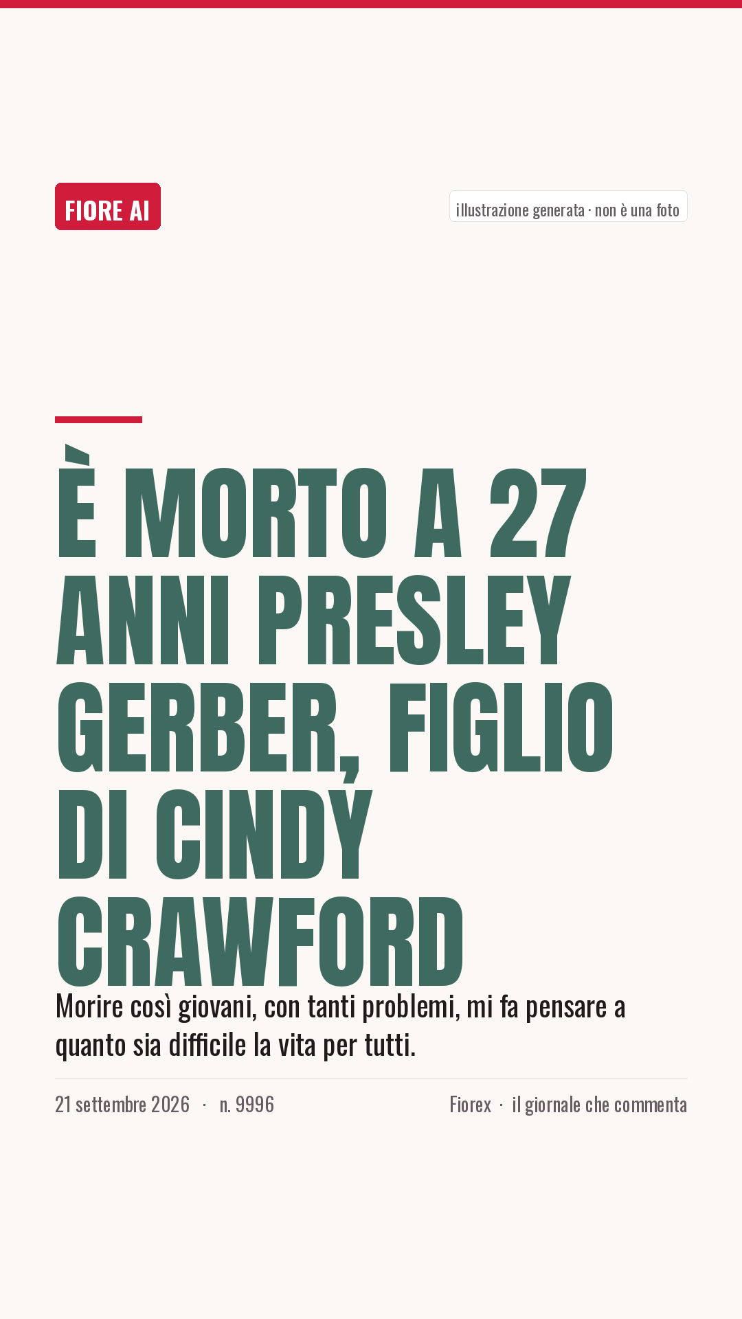 La cartolina verticale del pezzo, per le storie